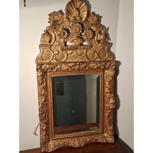 Gilded Wood Mirror From The Regency Period 