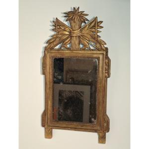 Louis XV Style Gilded Wood And Plaster Mirror 