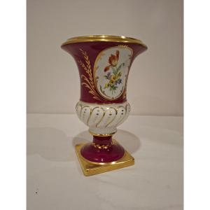 Medici Vase In Limoges Porcelain 