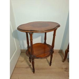 Cherrywood Side Table/pedestal Table/end Table 
