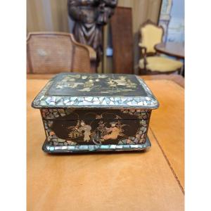 Jewelry Box With Japanese Decoration, Napoleon III Period