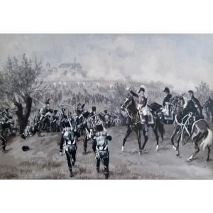 Victor Huen "napoleonic Battle Scene" - Militariat - Napoleon 