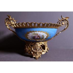 Paris Porcelain Bowl - Napoleon III - 19th Century