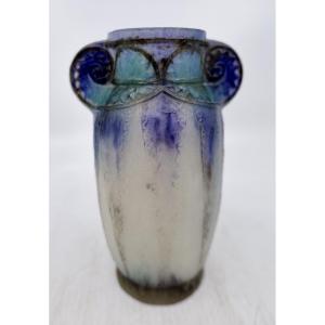 Gabriel Argy-rousseau  (1885 - 1953) Art Deco "thèbes" Vase - 1924