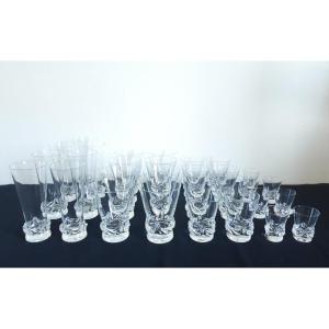 Cristallerie Daum Crystal Glass Service Sorcy Model