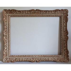 Montparnasse Frame In Carved Wood 15p Format For 65 X 50 Cm Painting