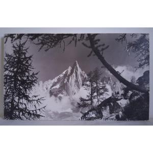 Pierre Tairraz (1933-2000) Photography Les Drus Mont-blanc Massif Alps Mountains