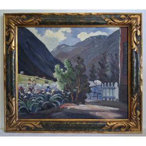 Maurice Vagh Weinmann (1899-1986) Summer Mountain Landscape Oil On Canvas