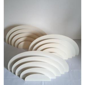 Set Of 3 Meander Wall Lamps By Cesare Casati And Emanuele Ponzio For Raak 1970