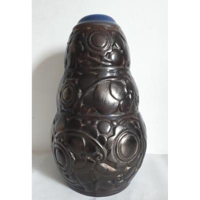 Frères Mougin Nancy And Gaston Ventrillon Le Jeune Sandstone Lamp Base 1920-1930