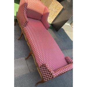 Chair, Long, Louis XV Style