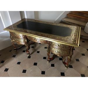 Large Mazarin Desk From Louis XIV Period Attributed To Nicolas Sageot