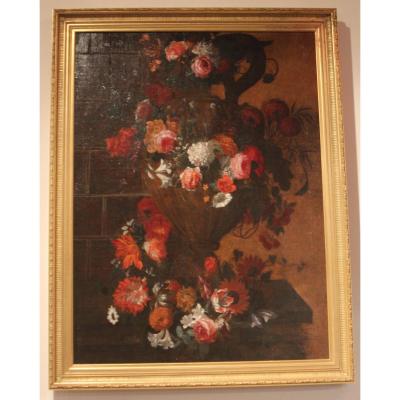 Painting Oil On Canvas Attributed To Gaspar Verbruggen, The Younger