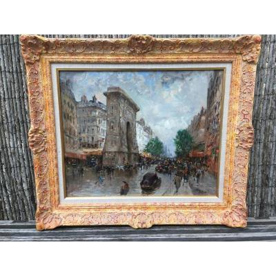 The Porte Saint Denis In Paris De Malfroy