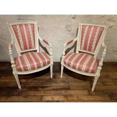 Pair Of Louis XVI Armchairs