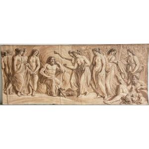 Dessin Néoclassique, Vers 1800.