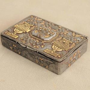 Neoclassical Period Snuffbox, Imperial Manufactory Of Tula, Russia, Late 18th Century.
