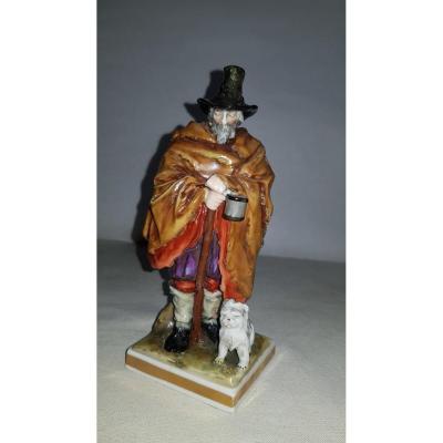 Statuette en porcelaine de Capodimonte
