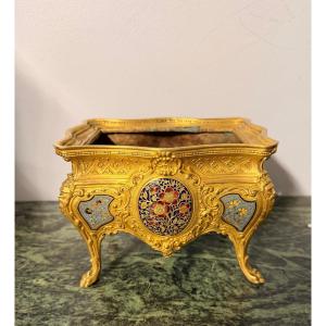 Cloisonné Bronze Planter