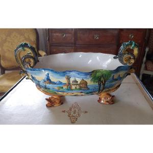 Jardiniere en majolique