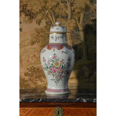 Grande Potiche En Porcelaine De Chine