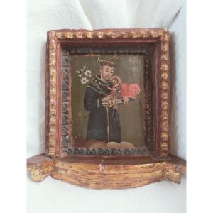 Saint Anthony Of Padua And The Child Jesus, Cuzco Circa 1800