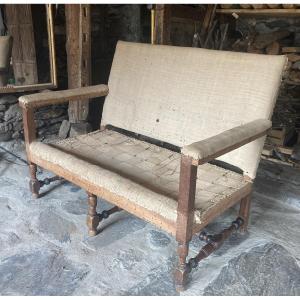 Small Sofa Or Bench From The Early 18th Century 
