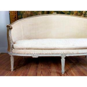 18th Century Louis XVI Basket Sofa