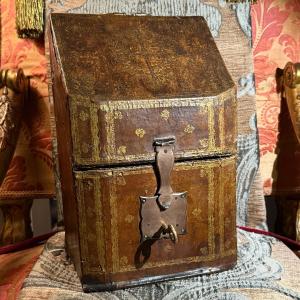 Marquis's Letter Box, Leather, Early 18th Century