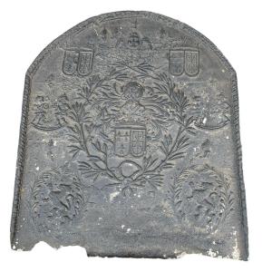 Cast Iron Fireplace Bottom Plate XVIII Century