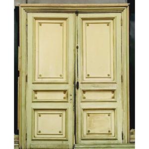 Double Haussmann Wooden Passage Doors Mas