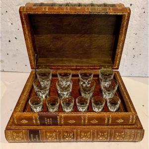 Liquor Cellar And Games Box Made Of Faux Books, 20th Century
