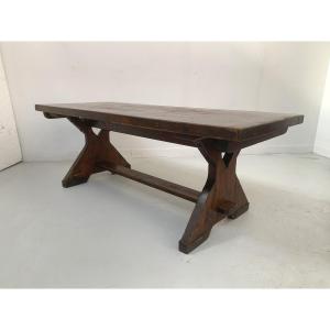 20th Century Solid Fir Monastery Table