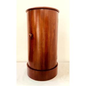 Napoleon III Mahogany And Veneer Bedside Table, 19th Century