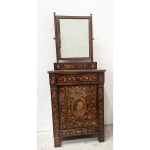 Dutch Marquetry Dressing Table, XIX Century