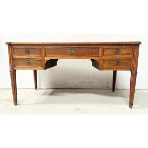 Louis XVI Style Walnut Desk Late 19th Century