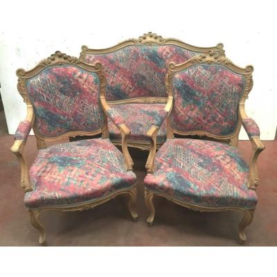 Louis XV Style Living Room Furniture Sofa And Chairs Rockery Chairs