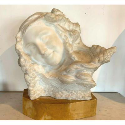 Group Marble Carrara Prof Pattarino Sculpture Marble XX Century
