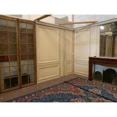 Woodwork Louis XVI Style Wood And Stucco Patina XIX Century