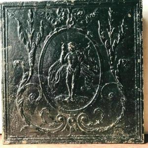 19th Century Cast Iron Fireplace Base Plate