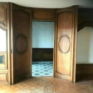 Louis XV Style Woodwork In Solid Oak XX Century