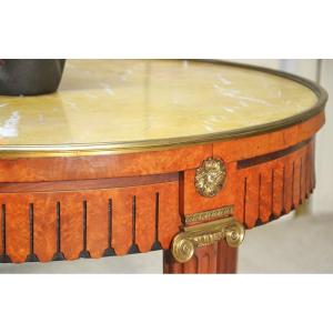 Large Art Deco Pedestal Table