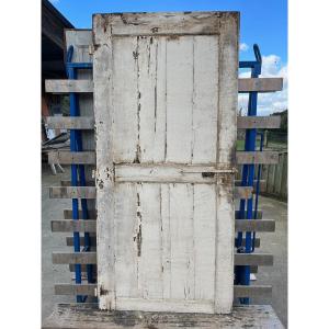 18th Century Painted Oak Communication Door