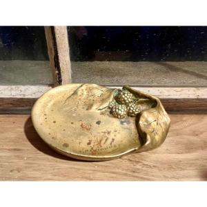 Bronze Trinket Tray Signed A.marionnet