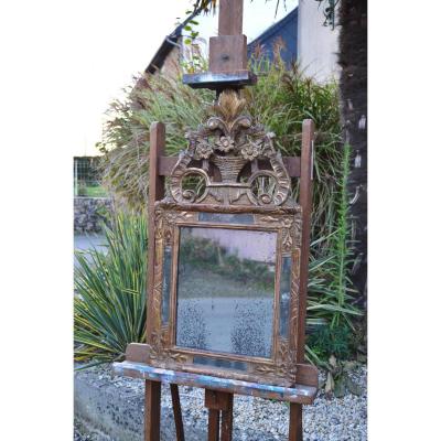 Little Mirror Regence In Golden Wood