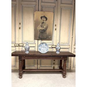 Monastery Table Convertible Into A Console