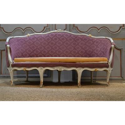 Sofa Trash Wood Lacquered, Eighteenth Century