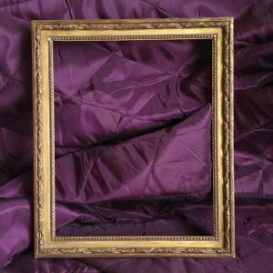 19th Century Louis XVI Style Frame, Rebate: 27 X 22 Cm