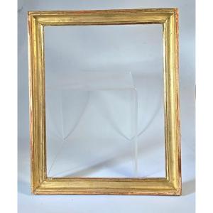 18th Century Gilded Baguette With Rebate: 31.5 X 24.5 Cm