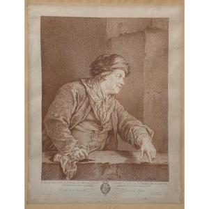 Carle Van Loo, Painter To The King, After Carle Van Loo (1705-1765), Print In The Style Of Brow